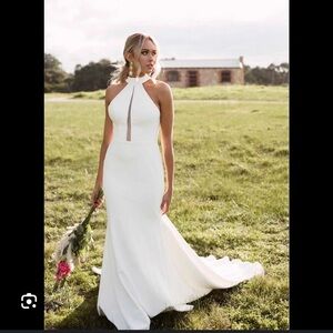Martina Liana Bridal, style 1341, size 10 - altered with bustle